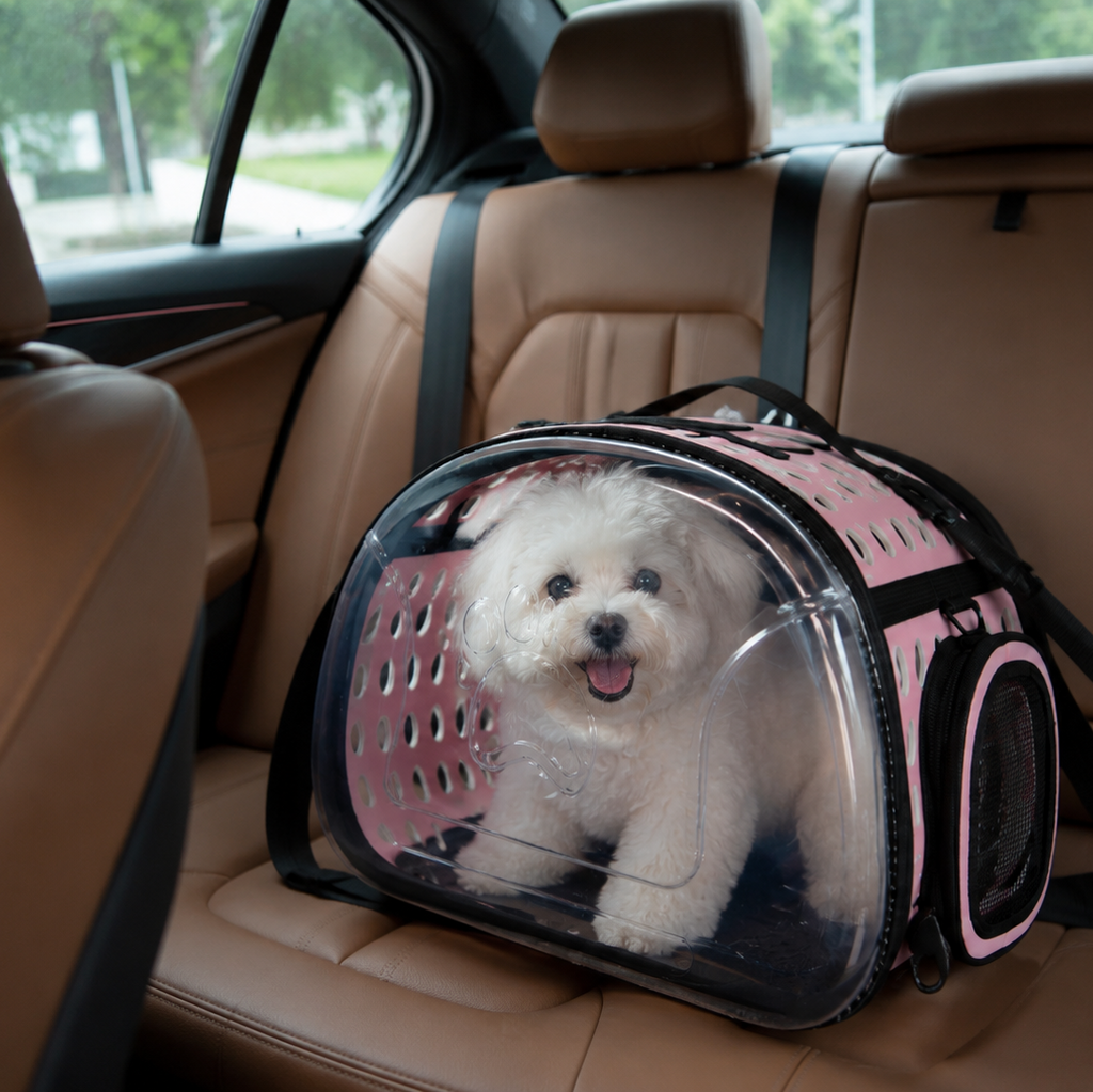 Bolsa de Transporte Transparente para Cães - MimoCao