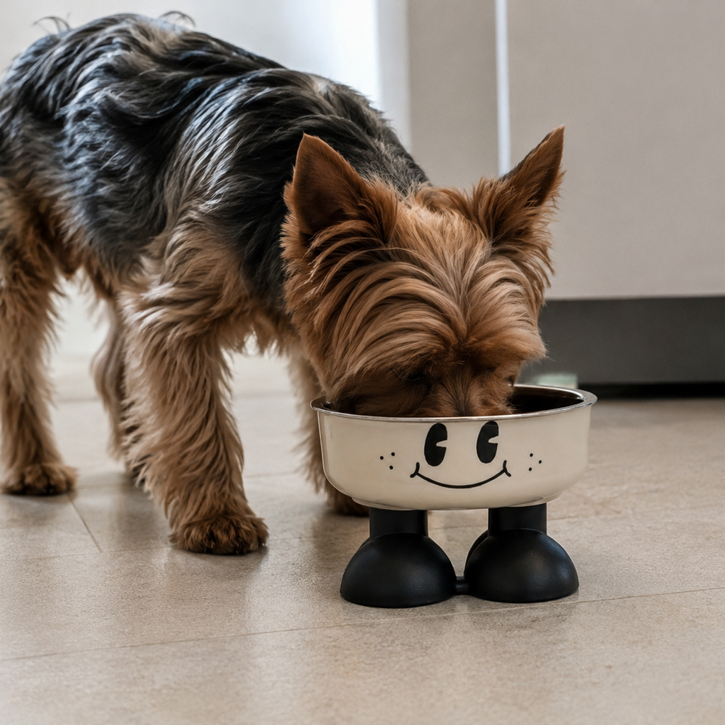 Tigela Elevada Inox para Cães de Pequeno Porte - MimoCao
