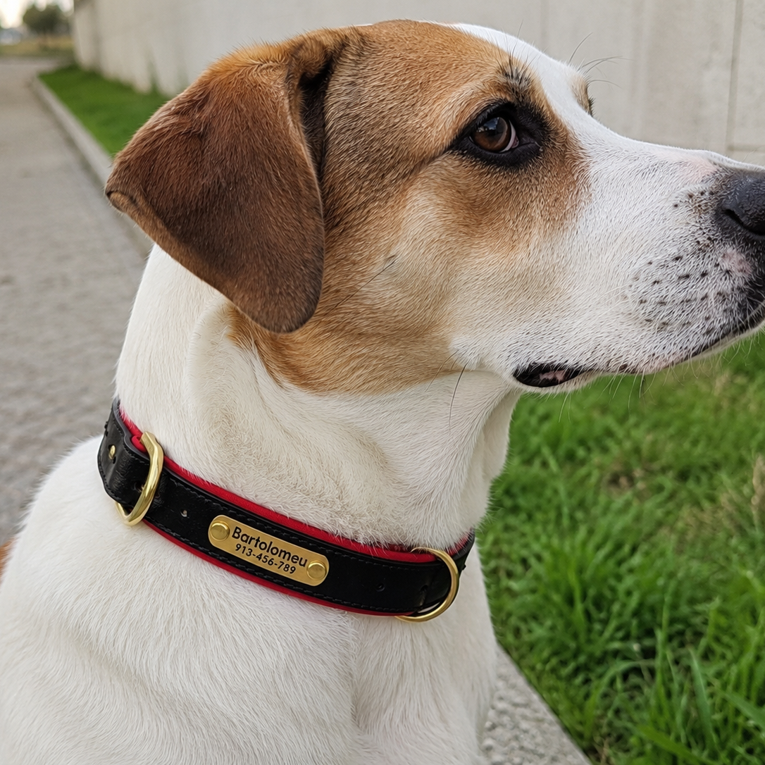 Coleira para Cães com Identificação Premium - MimoCao