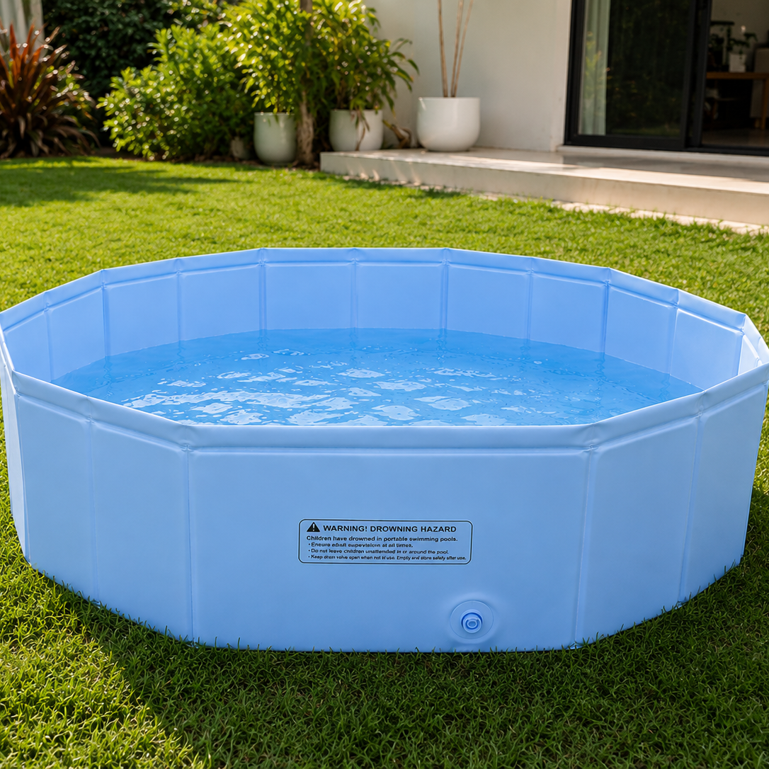 Piscina para Cães Dobrável em PVC - Mimocao