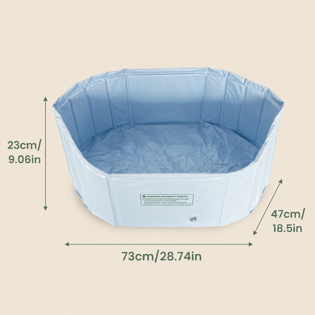 Piscina para Cães Dobrável em PVC - Mimocao