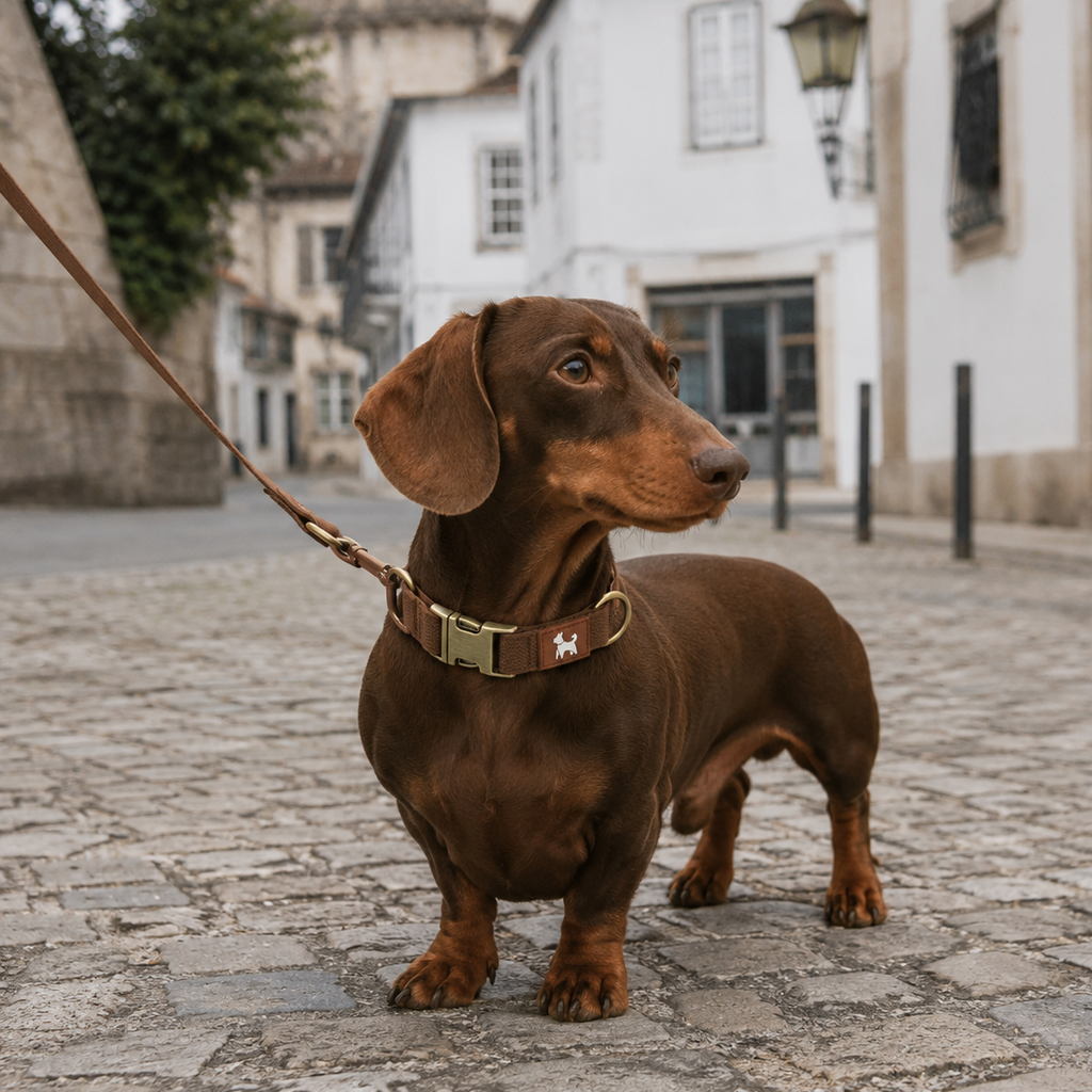 Coleira Ajustável para Cães Pequenos, Médios e Grandes - MimoCao