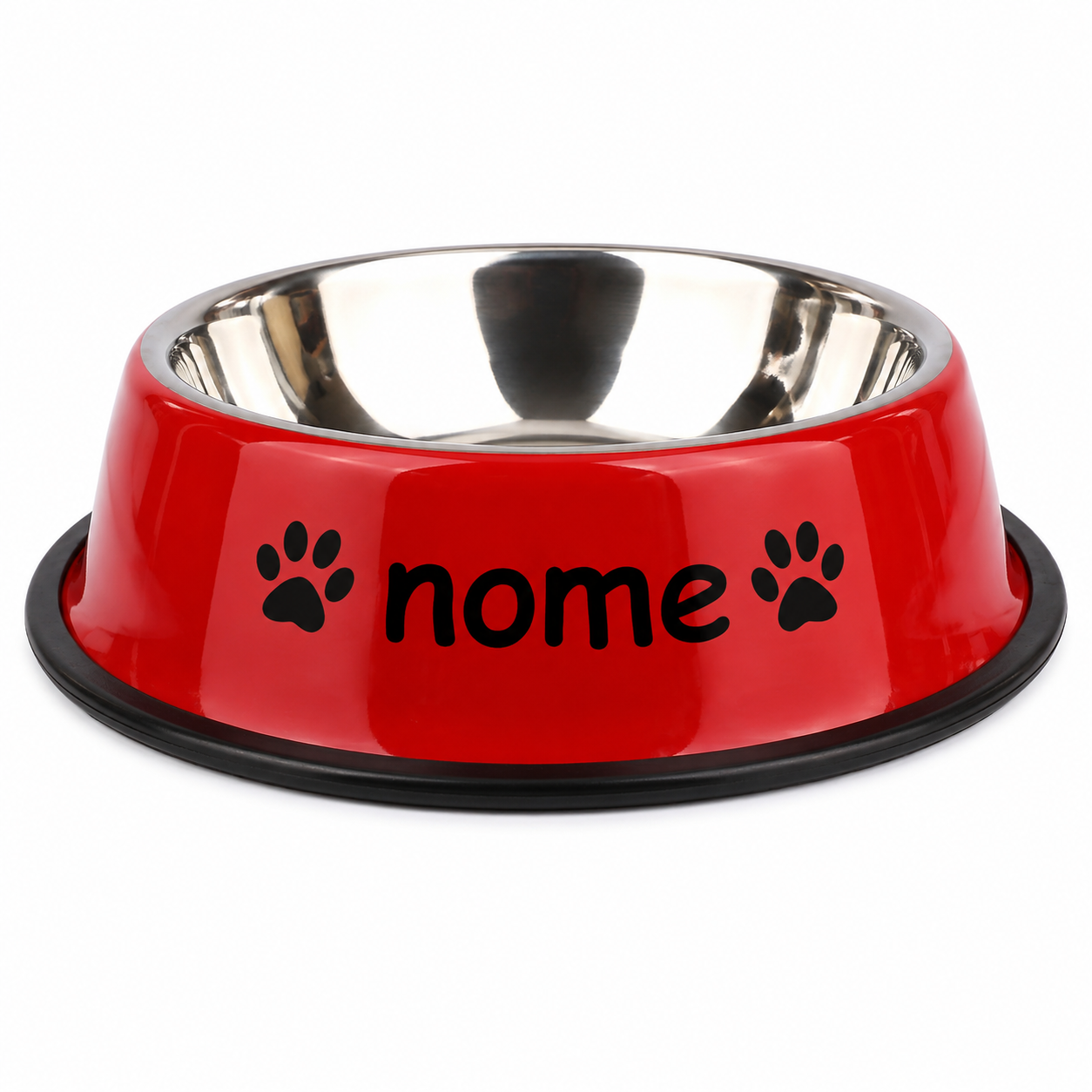Tigela Personalizada em Aço Inoxidável para Cães - MimoCao