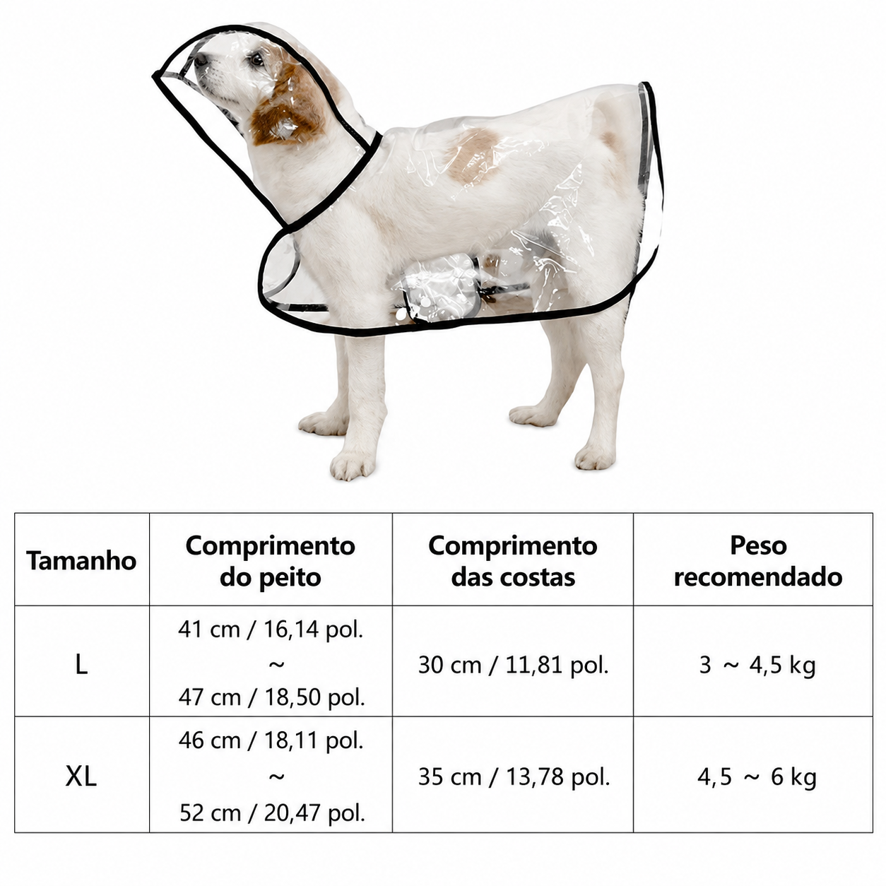 Capa de Chuva Impermeável para Cães - MimoCao