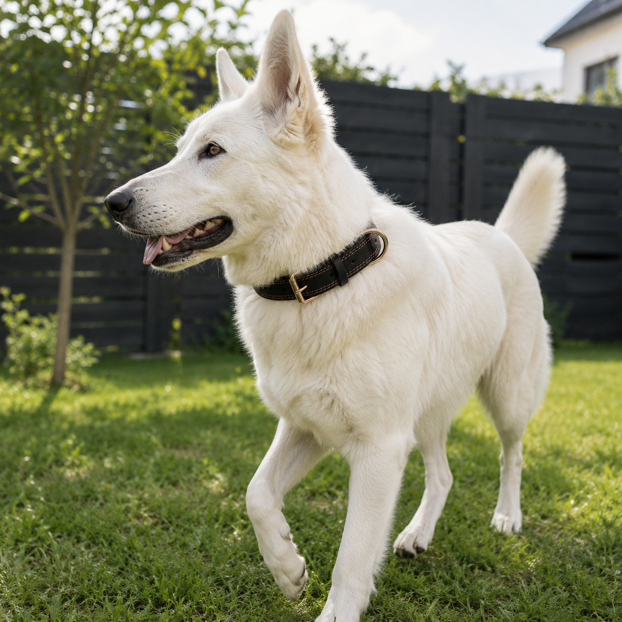 Coleira de Couro Genuíno para Cães - MimoCao