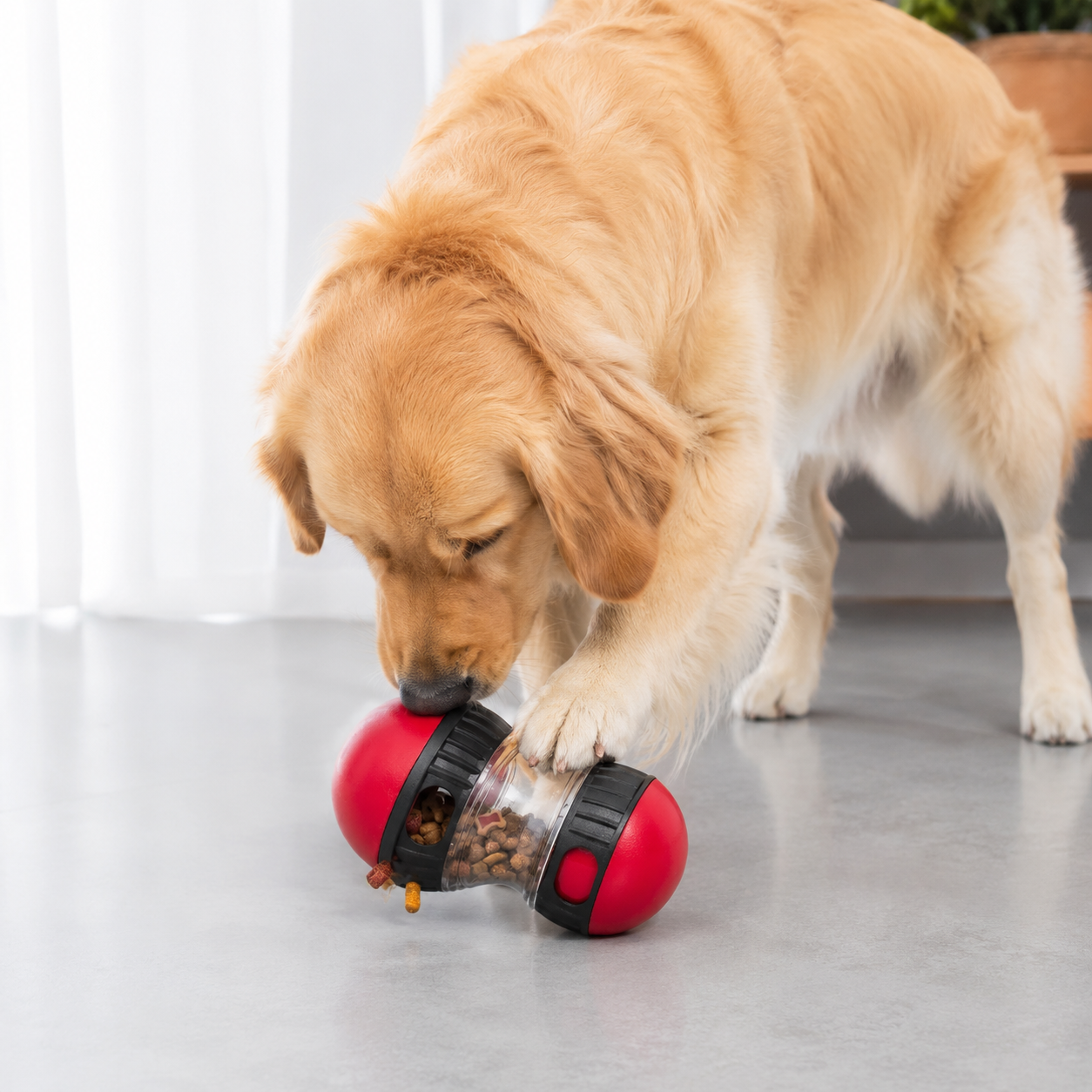 Brinquedo Interativo Dispensador de Petiscos para Cães - MimoCao
