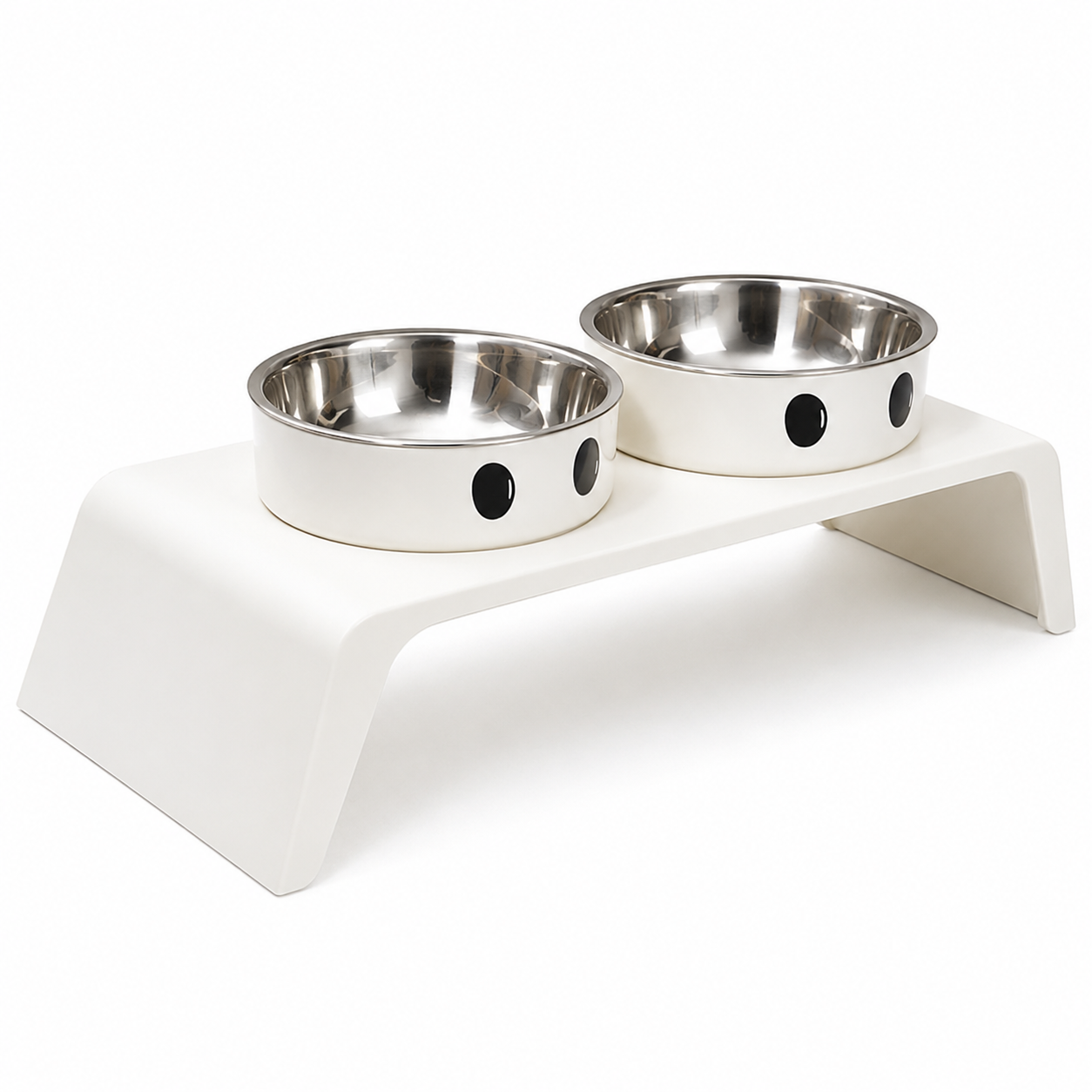 Suporte Elevado com Tigelas Inox para Pets - MimoCao