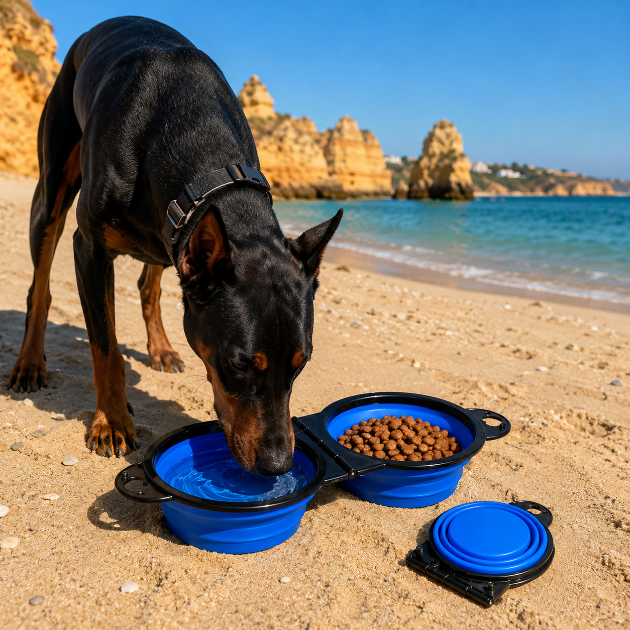 Tigela Comedouro e Bebedouro Portátil para Cães - MimoCao