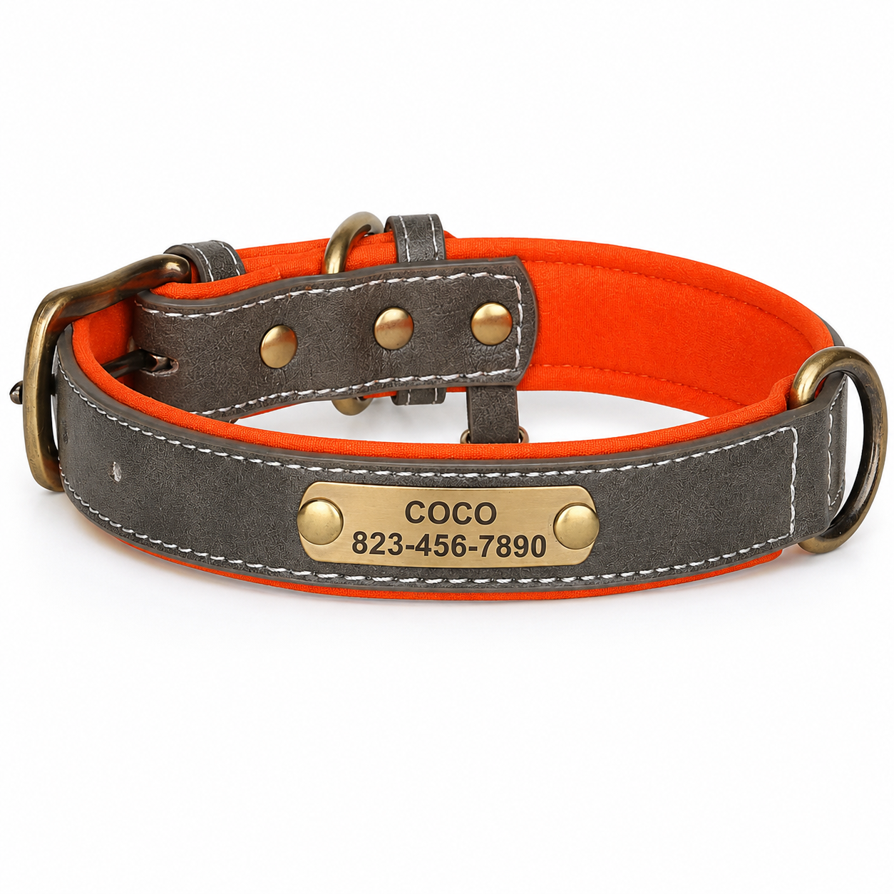 Coleira Personalizada para cães de pequeno, médio e grande porte - MimoCao