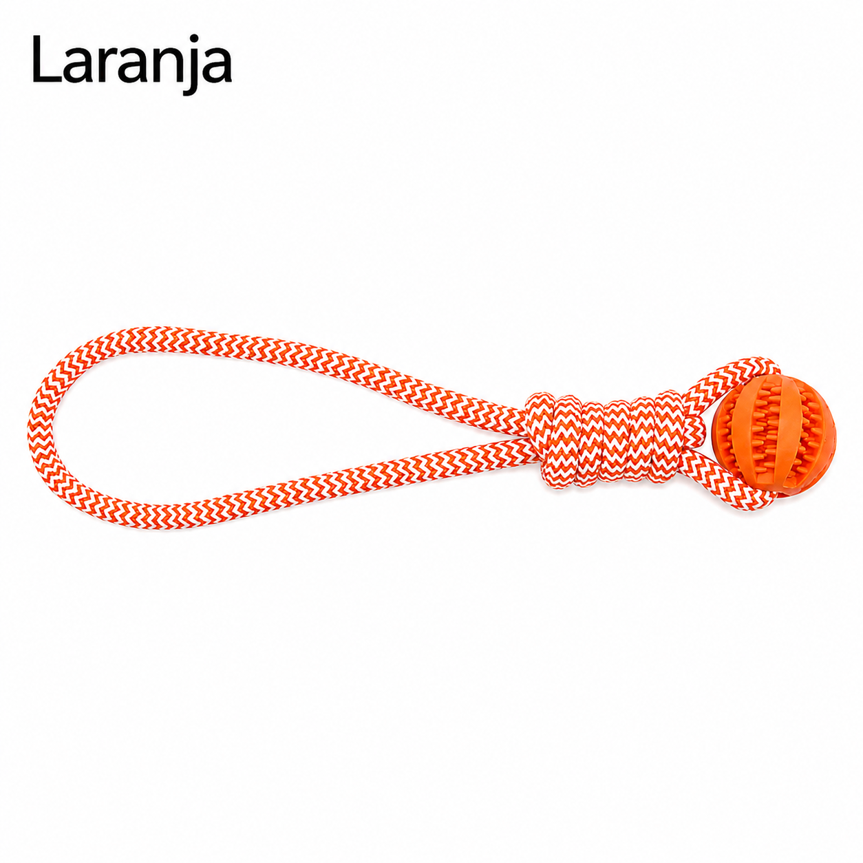 Bola de Corda para Cães Resistente para Mordidas e Limpeza Dental - MimoCao