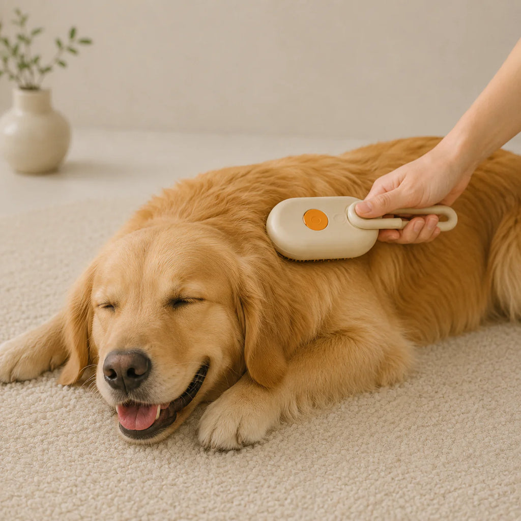 Escova a Vapor 3 em 1 para Cães - MimoCao