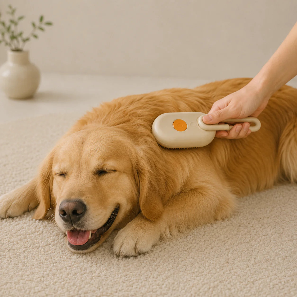 Escova a Vapor 3 em 1 para Cães - MimoCao