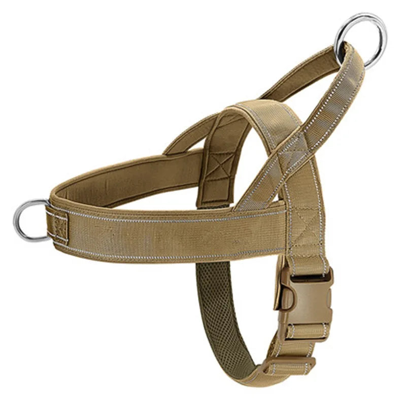 Peitoral Tático Anti-Puxão para Cães de Pequeno , Médio e Grande Porte - MimoCao