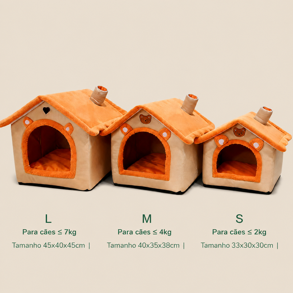 Cama Casinha para Cães - MimoCao