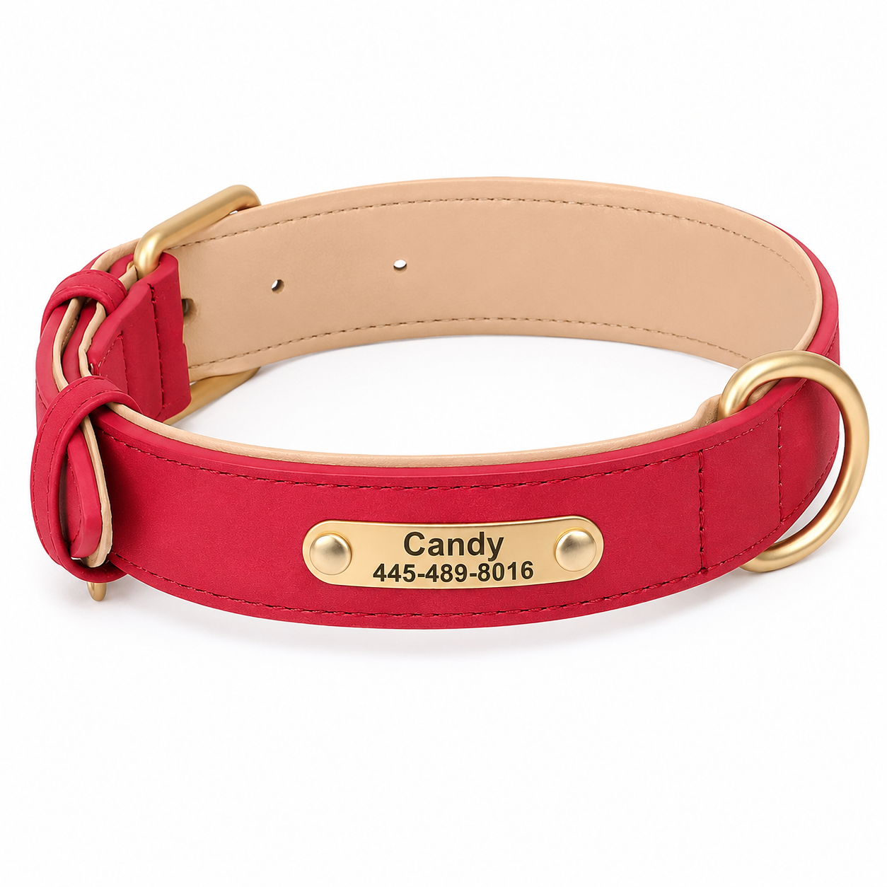 Coleira Personalizada para cães de pequeno, médio e grande porte - MimoCao