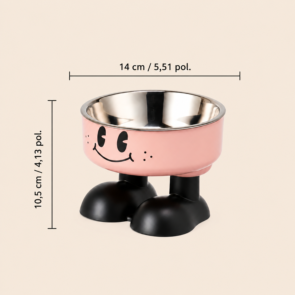 Tigela Elevada Inox para Cães de Pequeno Porte - MimoCao