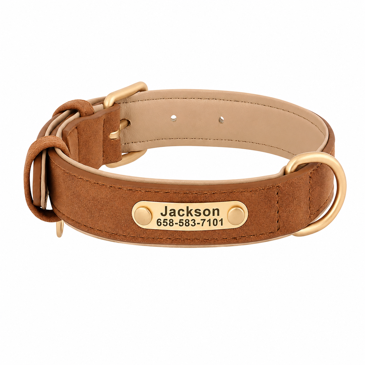 Coleira Personalizada para cães de pequeno, médio e grande porte - MimoCao