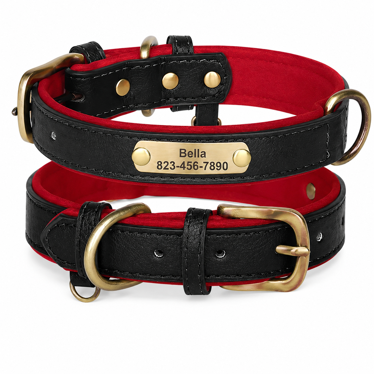 Coleira Personalizada para cães de pequeno, médio e grande porte - MimoCao