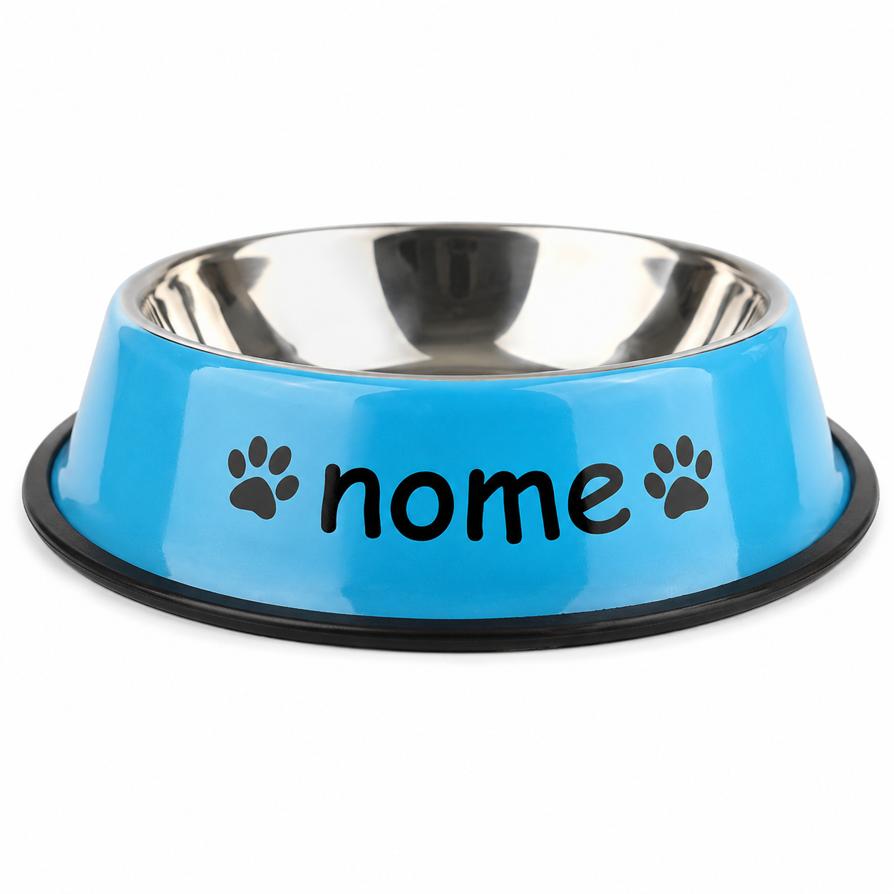 Tigela Personalizada em Aço Inoxidável para Cães - MimoCao