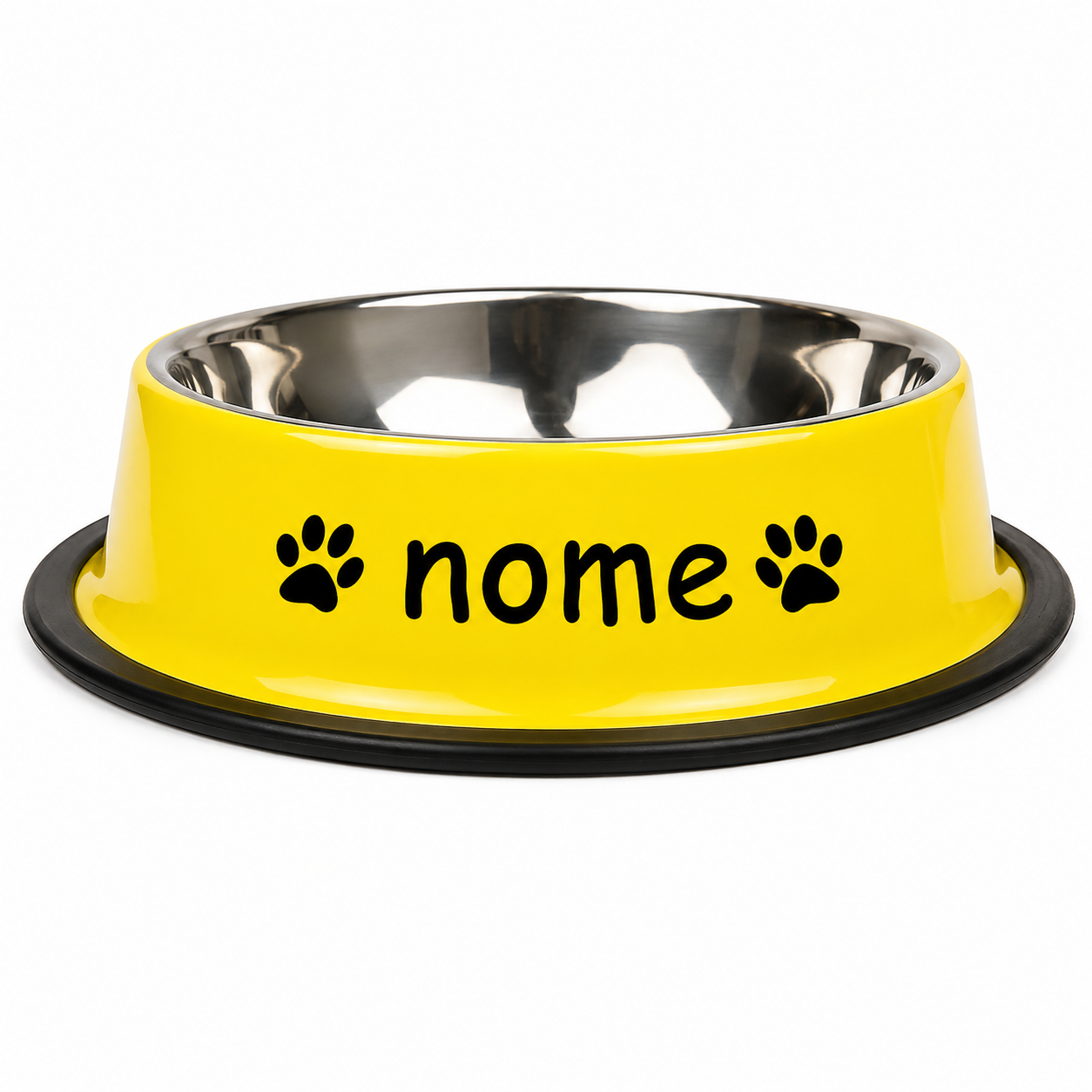 Tigela Personalizada em Aço Inoxidável para Cães - MimoCao