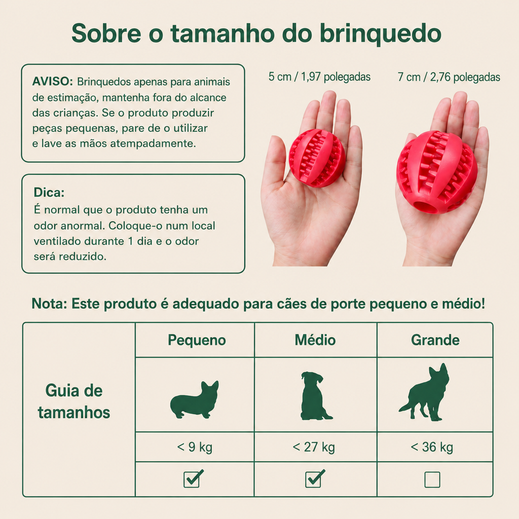 Brinquedo Bola Snack Pet - MimoCao