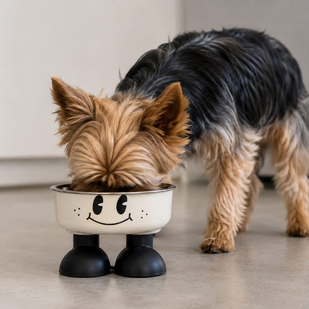 Tigela Elevada Inox para Cães de Pequeno Porte - MimoCao