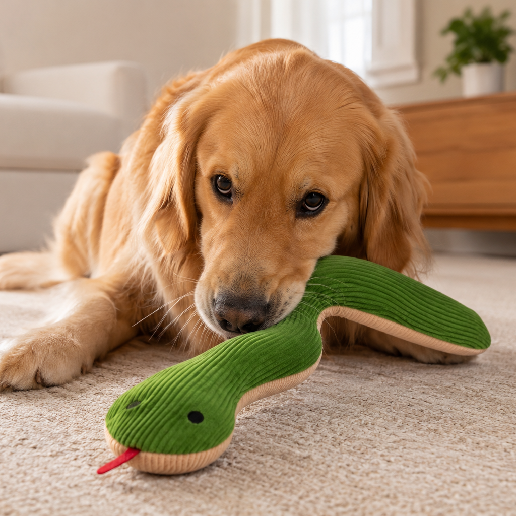 Brinquedo Cobra Interativa para e Cães 42cm - MimoCao
