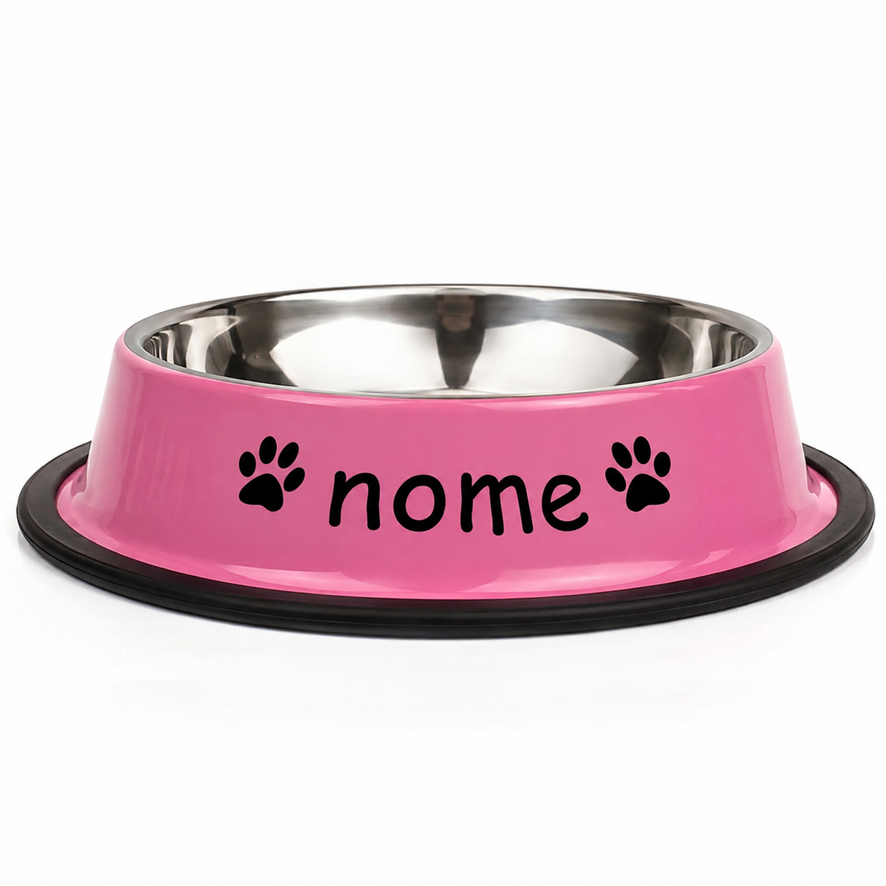 Tigela Personalizada em Aço Inoxidável para Cães - MimoCao