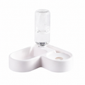 Alimentador Branco Automático para Cães com Bebedouro - MimoCao