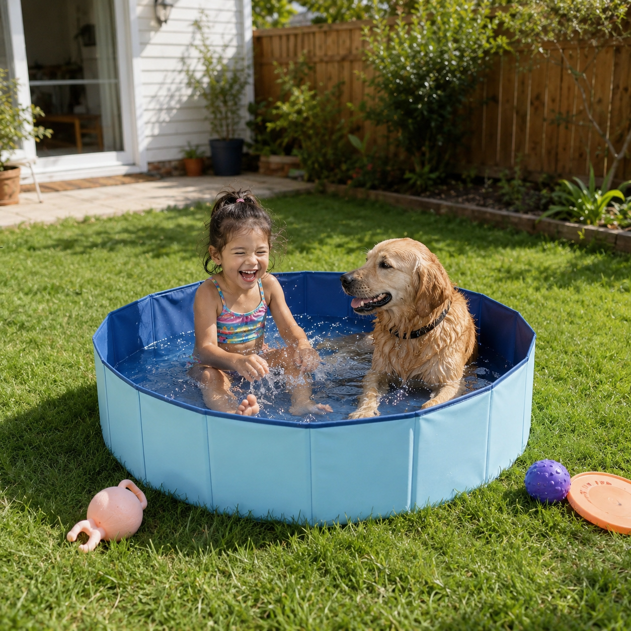 Piscina Dobrável Multiuso para Cães - Mimocao