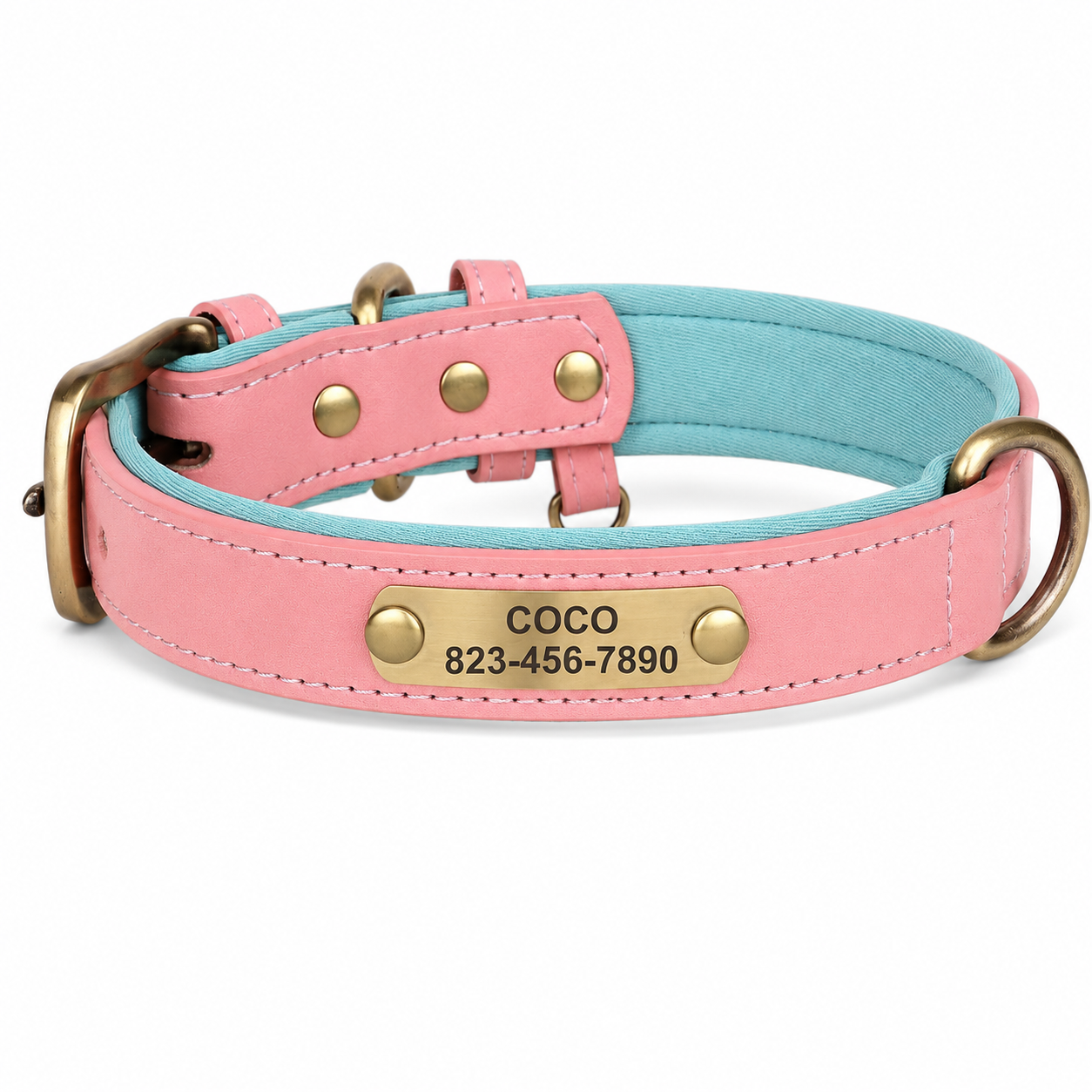 Coleira Personalizada para cães de pequeno, médio e grande porte - MimoCao