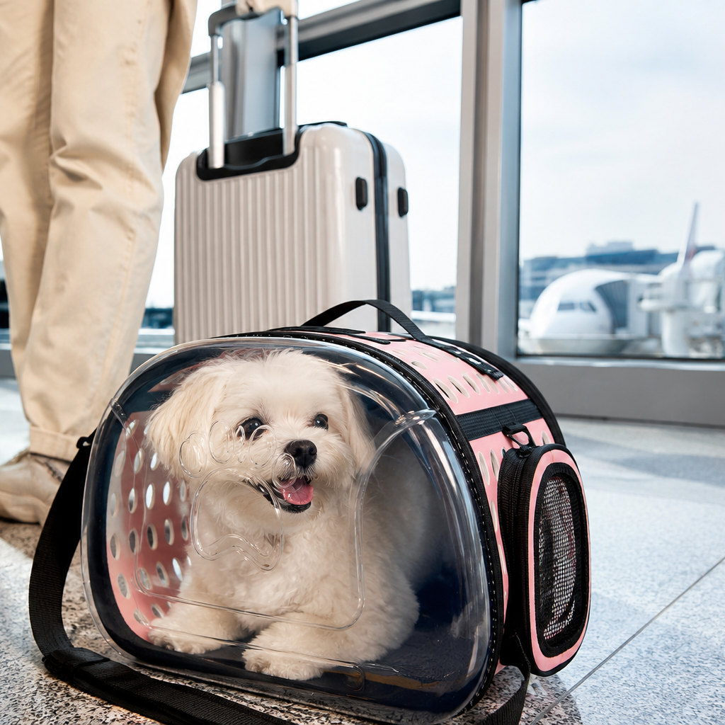 Bolsa de Transporte Transparente para Cães - MimoCao