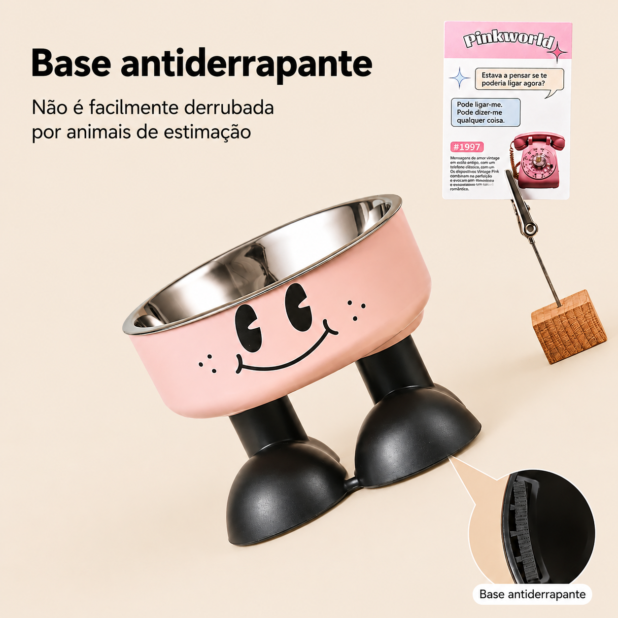 Tigela Elevada Inox para Cães de Pequeno Porte - MimoCao